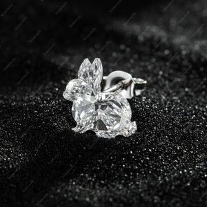 Diamant de laboratoire en forme de lapin, certifié IGI, DEF VVS VS1, 0,5 à 3 carats, CVD HPHT, couleurs fantaisie, synthétique, en vrac, vente en gros, directement de l'usine - Product Image 2