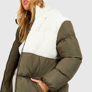Women Fashion Winter Puffer Jacket Hooded Quilted <b>Bubble</b> <b>Coat</b> Long Sleeve Zip Up Casual Outdoor Warm Outerwear 2026 - Product Image 5