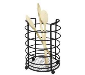 Stainless Steel Cutlery Holder Basket with Handle Kitchen Utensil Organizer Rack for Fork Spoon Knife <b>Storage</b> - Product Image 2