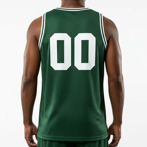 Custom Basketball Jersey Set Breathable Mesh Sports Uniform With Custom Logo Team Wear Manufacturer - Product Image 2