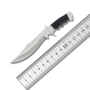 Couteau de chasse et de camping professionnel en acier carbone, manche en bois, lame fixe forgée à la main, qualité industrielle OEM, usage extérieur - Product Image 5