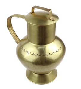 Pichet moderne en acier inoxydable, design rustique décoratif pour la maison et le jardin, vases à fleurs faits à la main, vaisselle décorative pour les fêtes - Product Image 1