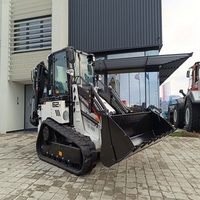 Chargeuse compacte sur chenilles Hidromek HMK 62 T, chargeuse sur chenilles diesel avec godet, chargeuse frontale, équipement lourd