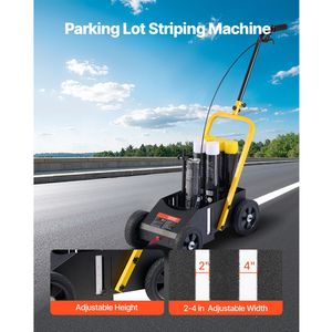 Macchina per Tracciare Linee di Demarcazione a 4 Ruote per Carichi Pesanti 24 X 13 X 35.4 Pollici con Motore Come Componente Principale - Product Image 2