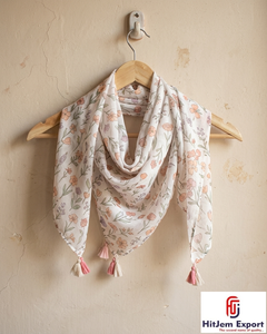Luxury Womens Printed Silk <b>Scarf</b> Soft Lightweight <b>Square</b> Headscarf Custom Textile Manufacturing Supplier OEM - Product Image 3