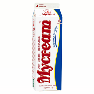 Vente directe usine Crème non laitière en gros HALAL OEM/ODM Meilleure qualité Mycream Crème de garniture mélangée blanche 1KG Usage Boulangerie - Product Image 1