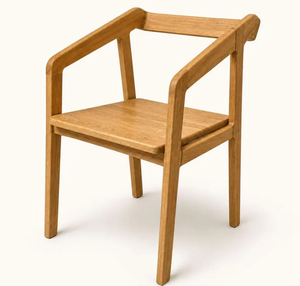 High Quality <b>Wooden</b> Dining <b>Armchair</b> Scandinavian Design Solid Timber Frame Office Home Living Room Accent Furniture - Product Image 1