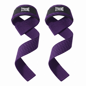 Sangles de musculation rembourrées avec support de poignet en coton, sangles de gym avec logo personnalisé, vente en gros, fabricant OEM - Product Image 6