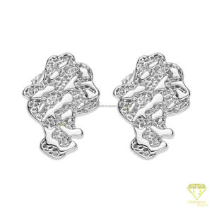 Boucles d'oreilles en argent sterling 925 de qualité supérieure, bijoux classiques élégants et étincelants pour femmes - Product Image 6