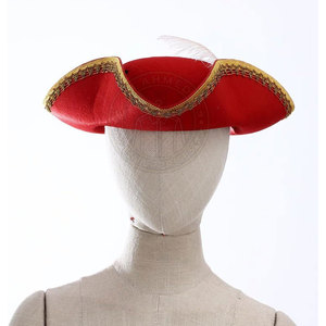 Chapeau Tricorne Personnalisé pour Adultes - Tissu Léger en Coton et Lin Écologique, Couronne Ajustable, Idéal pour Fêtes et Activités en Extérieur - Product Image 3