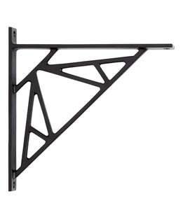 Support mural en fer contemporain au design minimaliste pour étagères flottantes, décoration pour la maison, le bureau et le salon - Product Image 1