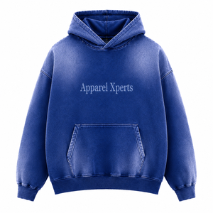 Sweat-shirt à capuche surdimensionné personnalisé effet délavé, en molleton de coton épais, style streetwear vintage - Product Image 5