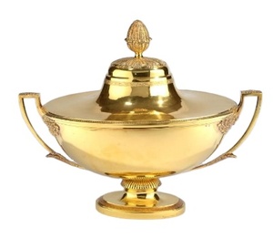 Tureen เครื่องอุ่นอาหารโลหะเคลือบเงา,ท่อช่วยอุ่นอาหารทำจากสเตนเลสสตีลเคลือบเงาสำหรับบริการจัดเลี้ยงซุปสไตล์ยูโร - Product Image 6