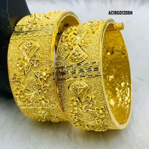 gold plated Bangles online Design one gram fashion jewellery Bangle Gold Plated Bracelet for Women and Girls