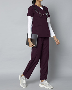 Custom Logo Unisex <b>Plus</b> <b>Size</b> Medical <b>Scrubs</b> Summer <b>Scrub</b> Sets Short Sleeve Jogger Hospital Uniform OEM Service Spandex Spandex - Product Image 4