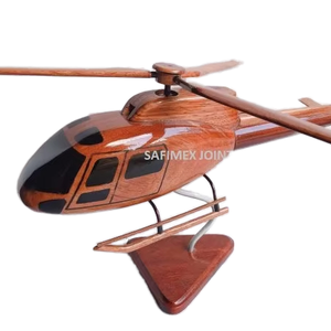 Modèle d'avion en bois sur le thème de l'amour, peint, personnalisable, ornement décoratif de table - Product Image 5