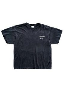 Streetwear sérigraphié en soie coupe régulière col rond manches courtes respirant 100% coton T-Shirt - Product Image 2