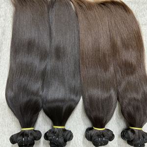 Cheveux vierges de qualité supérieure pour bébés vietnamiens, tissage à double trame, lisses comme des baguettes, haute qualité en stock, vente en gros, prêts à être expédiés - Product Image 4
