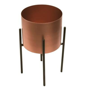 Maceta de Metal con Diseño de Acabado Antiguo, Maceta Decorativa para el Hogar, Maceta para Plantas de Exterior, Decoración de Jardín - Product Image 3