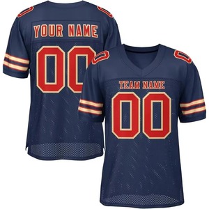 Camiseta de Fútbol Americano Personalizada para Hombre, Blanca, Negra y Dorada, Cuello en V, Manga Corta, Malla Sublimada, Nombre del Equipo, Cualquier Nombre, 100% Poliéster Plus - Product Image 4