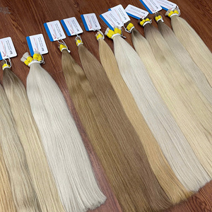2026 Viet Nam Top Quality Bulk Hair Human Hair Cuticle Aligned Color Silky Soft Straight Russian Hair Bulk - Product Image 1