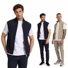 Ensemble décontracté 3 pièces pour homme, veste légère, t-shirt en coton doux et pantalon extensible de haute qualité - Product Image 5