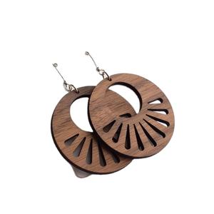 Superventas creativo Arco Iris amistad gesto pendientes de madera Retro divertido tipo Bekind moda gente pendientes SCI Accesorios - Product Image 1