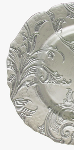 Nuevo Plato Decorativo de Alta Calidad con Acabado Plateado Espejo, Diseño Clásico, Ideal para Regalos, Exportaciones y Bodas - Product Image 6