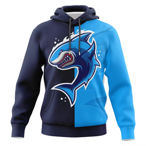 Sweat-shirts pour hommes en coton 100% avec impression par décharge, design personnalisé, haute qualité, faible MOQ, vente chaude, vêtements d'hiver fabriqués sur mesure - Product Image 2