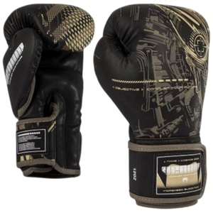 Guantes de Boxeo de Entrenamiento de Muay Thai de Piel Sintética PU de Último Modelo, Ligeros, Impermeables, con Correa de Muñeca Ajustable, Servicio OEM Personalizado - Product Image 1