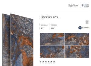 Carreaux de porcelaine haute brillance de qualité supérieure 800x1600 1200x1800 750x1500mm, conçus pour les intérieurs contemporains avec une réflexion lumineuse - Product Image 5