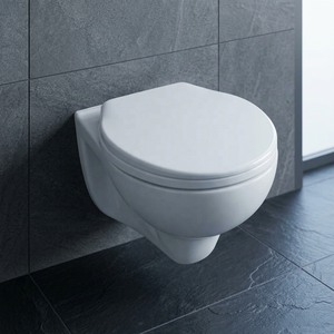 WC mural en céramique, cuvette de toilette en porcelaine, sanitaires modernes, WC suspendu pour salle de bain - Product Image 3