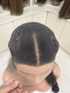 Perruques Lace Front en Cheveux Humains Vierges Chinois en Gros, Dentelle Suisse HD, Bonnet Transparent Respirant, Petites/Grandes Tailles, Aspect Naturel - Product Image 6