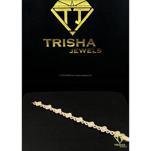 Lab grown Cuban Bracelet in 925 Sterling Silver Micro Pave Setting Luxury Iced Out Hip Hop Party <b>Men</b> Trisha Jewels - Product Image 2