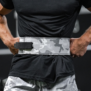 Ceinture de musculation en cuir de vachette légère et antidérapante pour hommes, avec logo personnalisé, pour la musculation et la remise en forme - Product Image 5