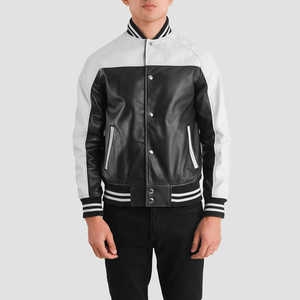 Premium Varsity Jacket Custom Embroidered Letterman Jacket Men Women Wool Leather Sleeves Streetwear Fashion - Product Image 4