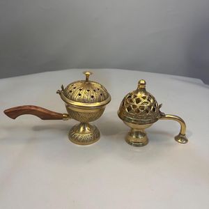 Handcrafted Brass <b>Bakhoor</b> Burner For Burning <b>Oud</b> Chips <b>Bakhoor</b> Incense Decorative Home Decor Item - Product Image 4