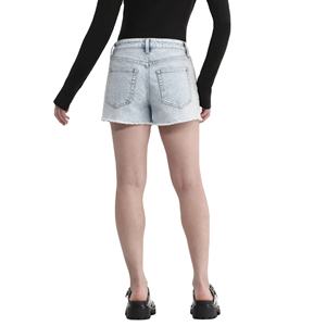 OEM Service Summer Season Plus Size Denim <b>Shorts</b> Breathable Washed <b>Slim</b> <b>Fit</b> Fashionable Pants with Customized Design for Women - Product Image 4