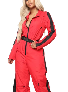 Breathable Wholesale Women's Plus Size Jumping Set Windbreaker Tracksuit Zipper Sportswear Nylon Crop Windbreaker Tracksuit - Product Image 4