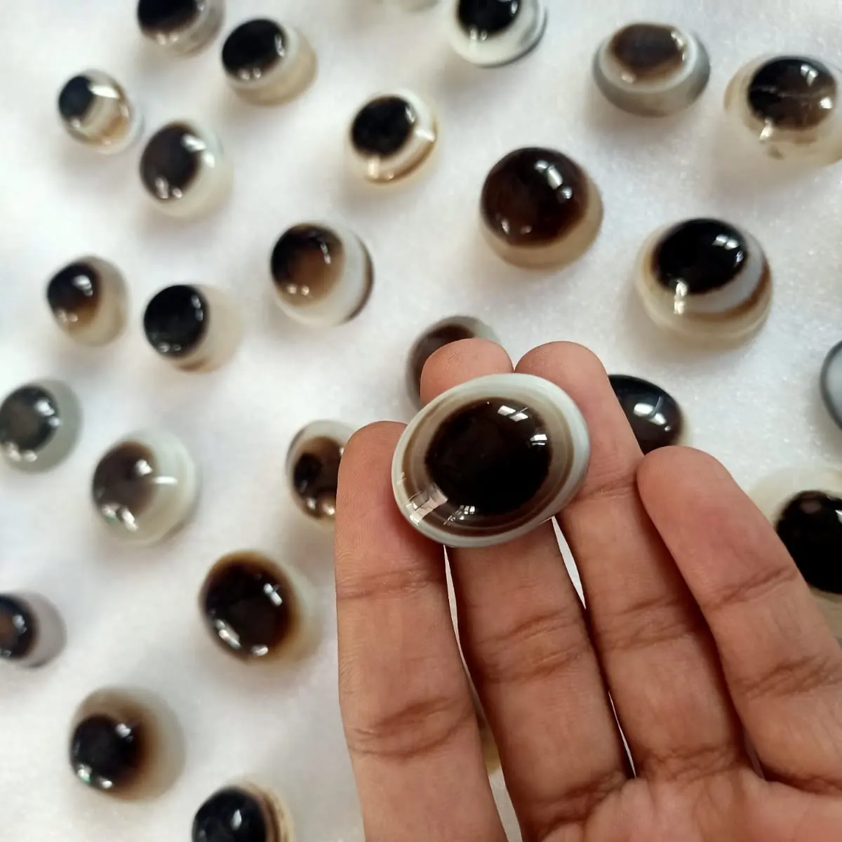 Großhandel natürliche schöne Augen Achat Stein Shiva Auge Achat Stein kristall Hohe Qualität Zur Heilung und auch zur Verwendung in der Meditation
