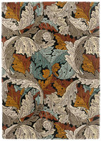 Alfombra de Lana de Nueva Zelanda con Diseño Floral, Hecha a Mano, Rectangular, Estilo Bohemio, Antideslizante, con Base de Algodón, para Dormitorio