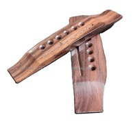 Pick Gitar Bass Baja Rosewood Berkualitas Tinggi Portabel, Bagian Penting Termasuk Penyetel Gitar dan Bridge untuk Instrumen Senar