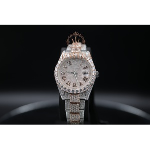 High on Demand Stainless Steel Moissanite Diamond <b>Watch</b> <b>for</b> Luxury Fashion and Casual Wear Available <b>for</b> Best Price - Product Image 1