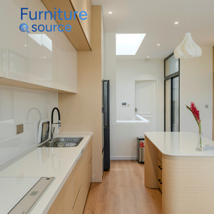 Gabinetes de cocina modernos y duraderos, soluciones de almacenamiento eficientes, despensa para el hogar, Villa, Hotel, construido con madera de Vietnam, directo de fábrica - Product Image 4