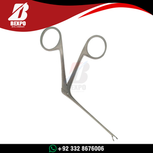 Micro-pince auriculaire ENT de type crocodile/alligator, instrument chirurgical manuel de haute qualité, style Hoffmann, précision - Product Image 4