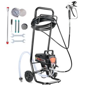 Pulvérisateur électrique sans air haute performance 950W 3000PSI sur chariot, pistolet de peinture sans air pour intérieur domestique - Product Image 2