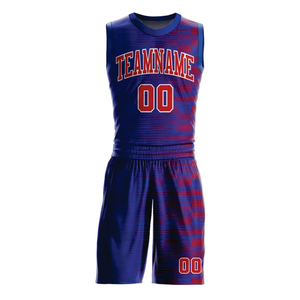 Tenue de basketball entièrement sublimée, maillot de basketball surdimensionné, ensemble uniforme de basketball brodé - Product Image 2