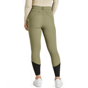 Pantalones de equitación para mujer, precio mayorista, duraderos, ajustados, cortavientos, ecológicos, elásticos en cuatro direcciones, tallas grandes, para fitness - Product Image 2