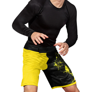 Shorts MMA avec logo de marque/Design personnalisé Shorts 100% polyester Shorts de combat BJJ/Shorts MMA imprimés par sublimation - Product Image 3
