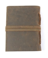 Bestseller Hochwertige Vintage-Notizbücher Handgefertigtes Recycling-Baumwollpapier Braune Farbe Sublimations-Büffelleder Hardcover Geschenk